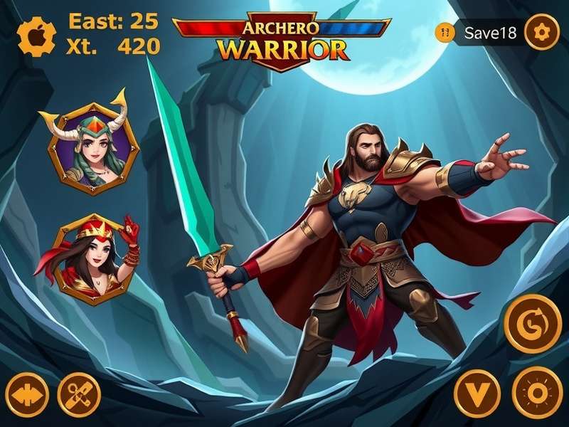 Archero Supreme Warrior character selection screen